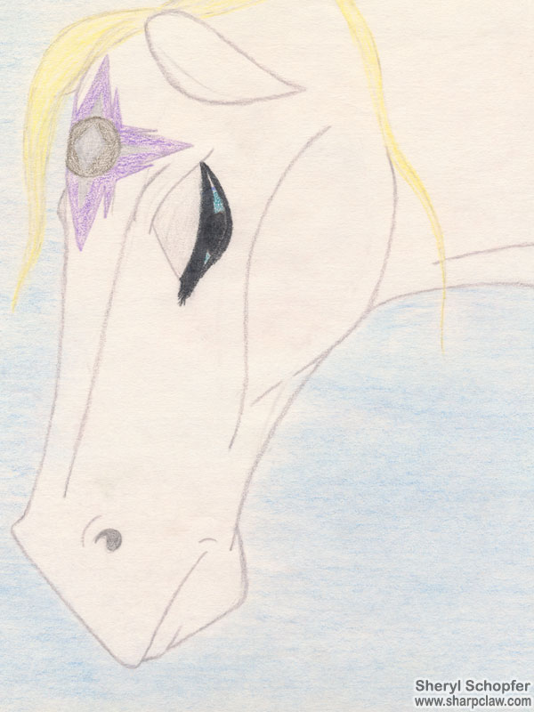 Miscellaneous Art: Hornless Unicorn