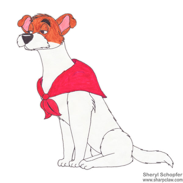 Fan Art: Oliver And Company: Dodger - 1 of 4