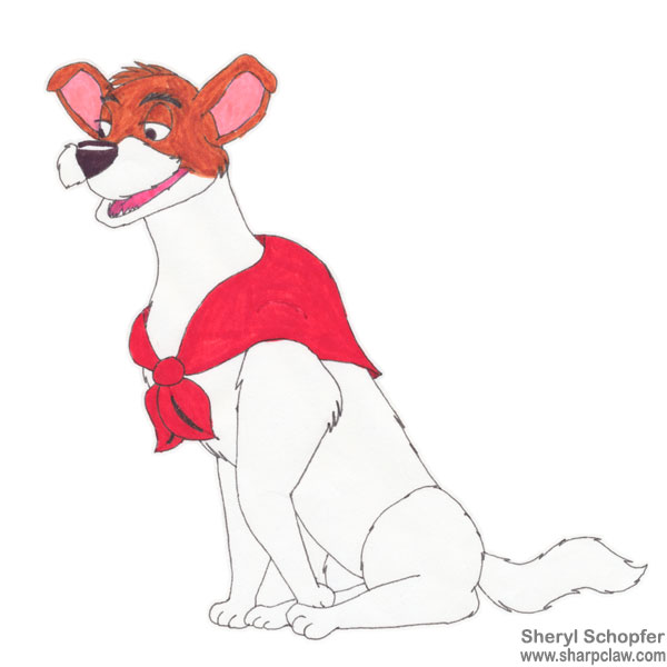 Fan Art: Oliver And Company: Dodger - 3 of 4