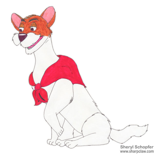 Fan Art: Oliver And Company: Dodger - 4 of 4