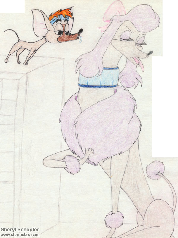 Fan Art: Oliver And Company: Tito And Georgette