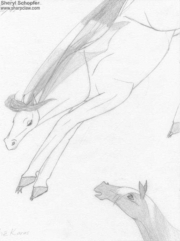 Miscellaneous Art: Winged Horses