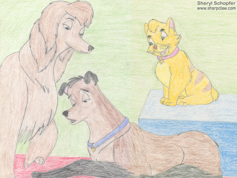 Fan Art: Oliver And Company: Sad Dog