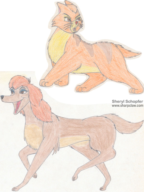 Fan Art: Oliver And Company: Oliver And Rita