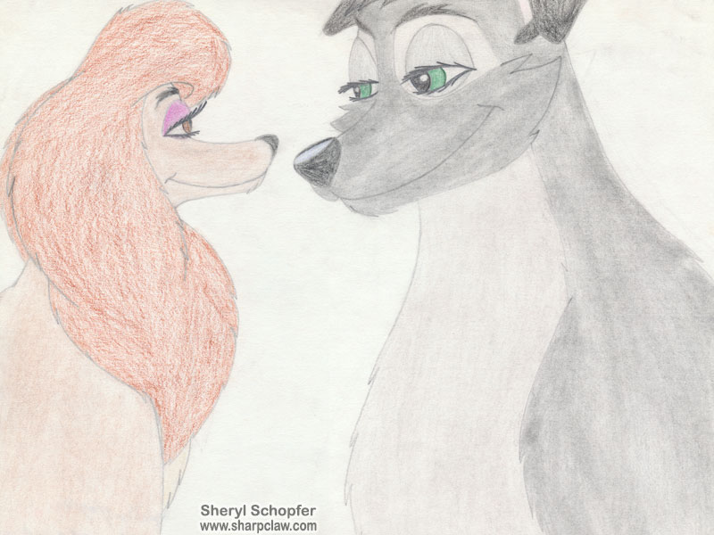 Fan Art: Oliver And Company: Renee And Jeffrey