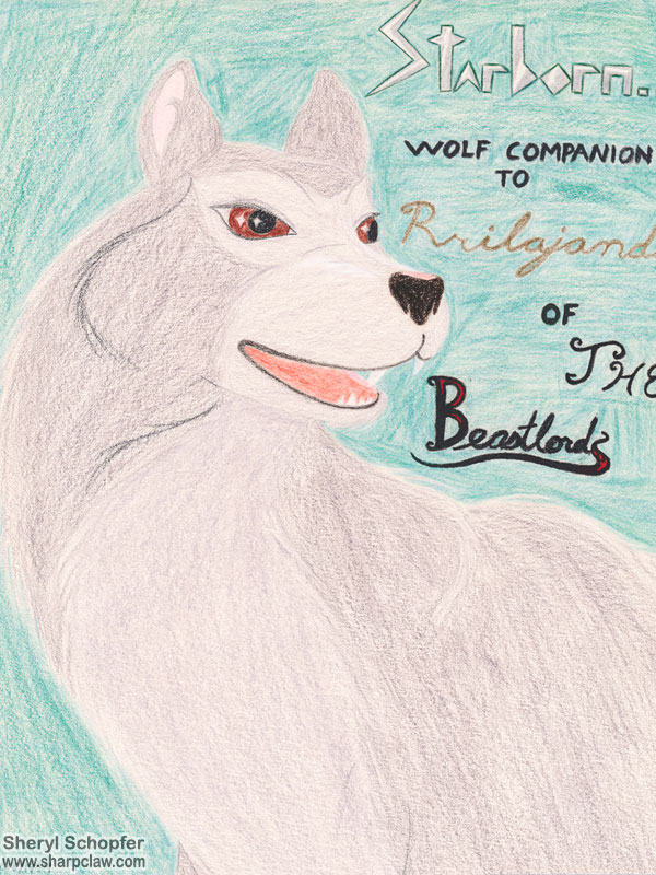 Miscellaneous Art: Wolf And Lettering