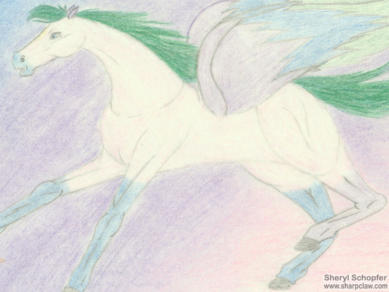 Miscellaneous Art: Winged Horse
