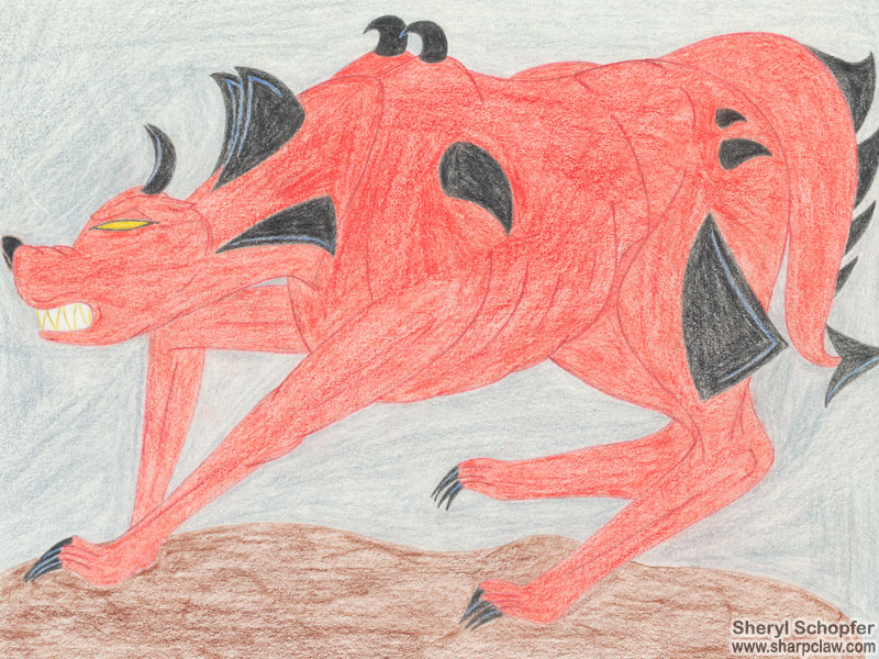 Miscellaneous Art: Demon Dog