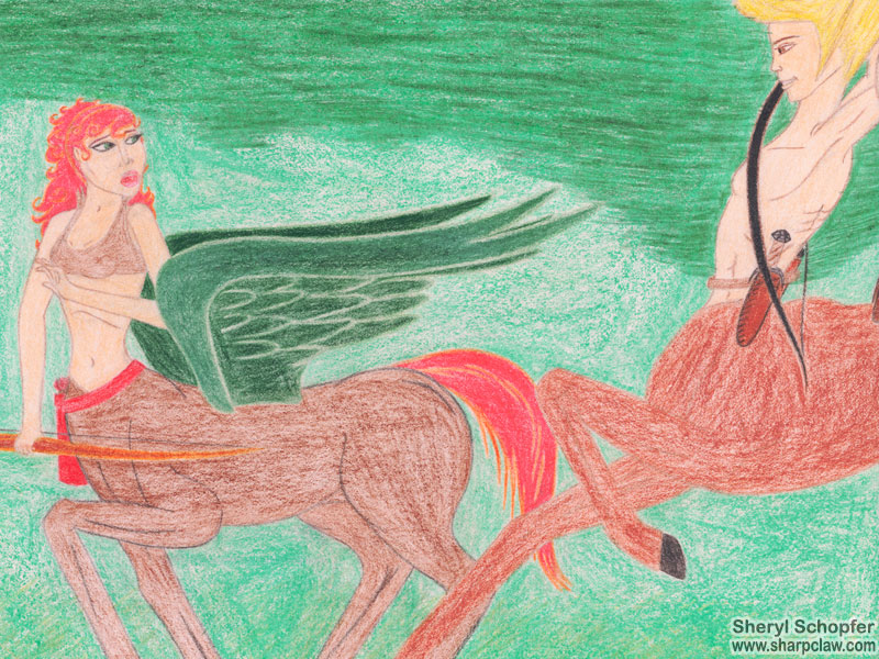 Miscellaneous Art: Winged Centaurs
