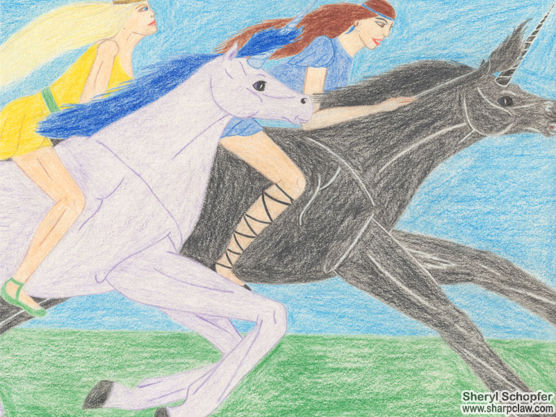 Miscellaneous Art: Unicorn Ride