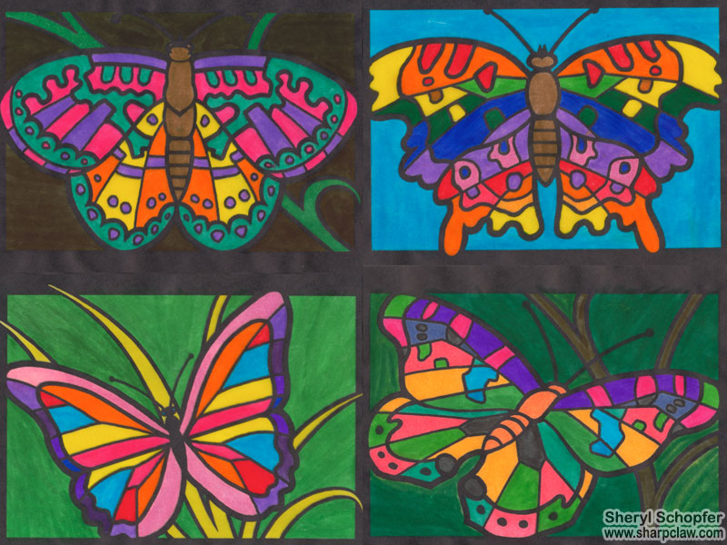 Fan Art: Butterfly Coloring Book Page 2
