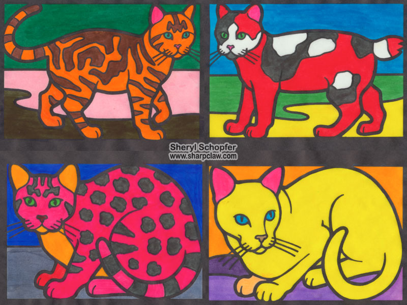 Fan Art: Cat Coloring Book Page 1
