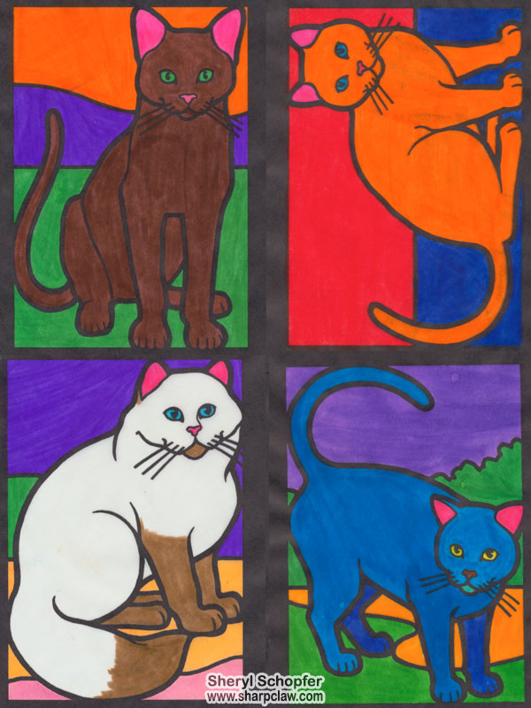 Fan Art: Cat Coloring Book Page 2