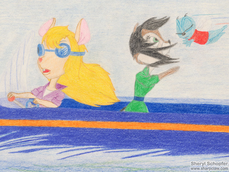 Fan Art: Rescue Rangers: Speedboat