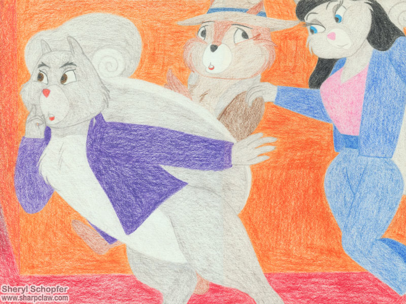 Fan Art: Rescue Rangers: Sneaky Squirrels