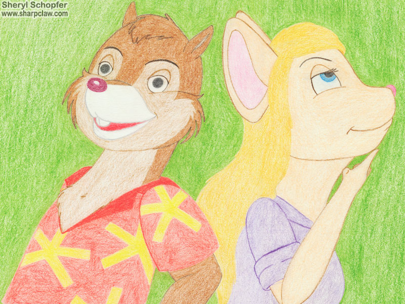 Fan Art: Rescue Rangers: Chip And Gadget