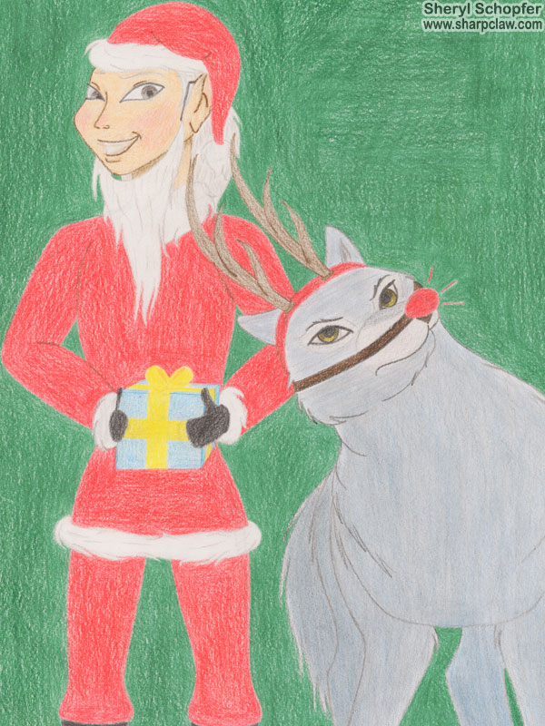 Fan Art: ElfQuest: Santa Skywise