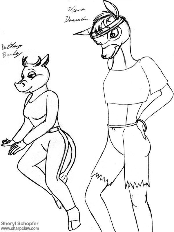 Deer Me Art: Bethany And Viana