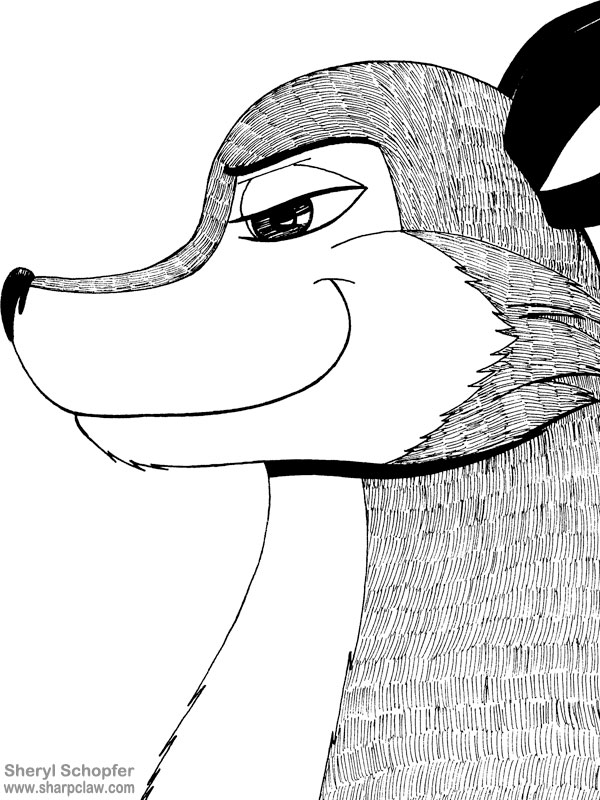 Miscellaneous Art: Fox Smirk
