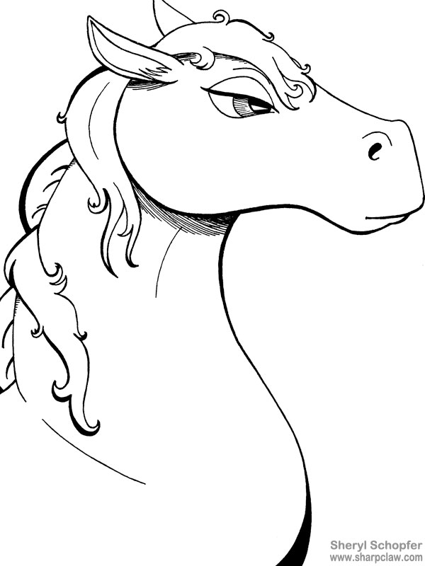 Miscellaneous Art: Curly Mane