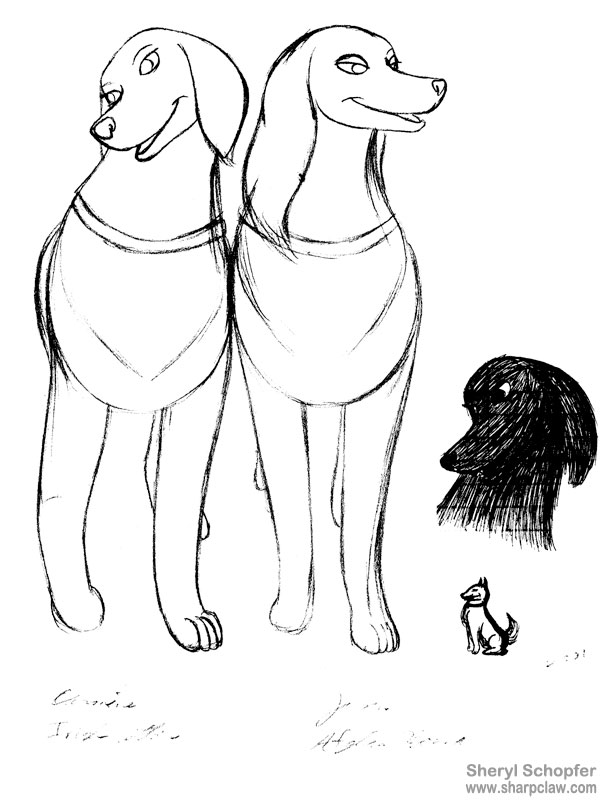 Miscellaneous Art: Dog Sketches