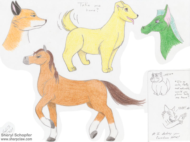 Miscellaneous Art: Various Animals