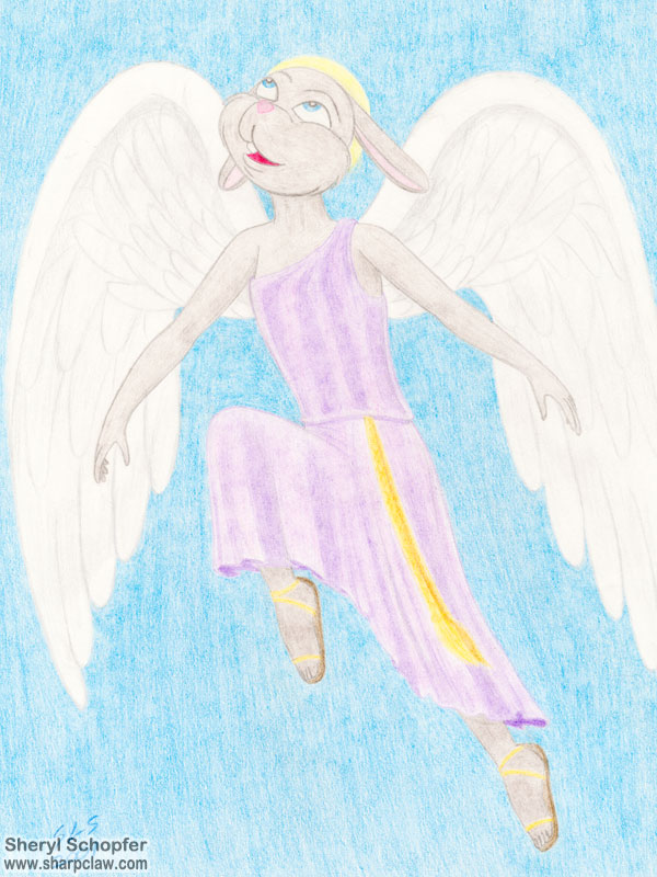 Miscellaneous Art: Rabbit Angel