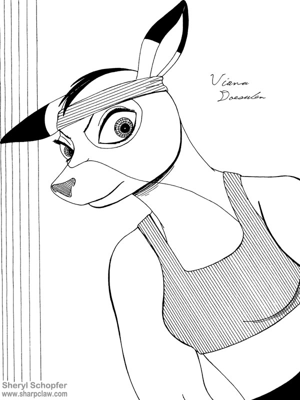 Deer Me Art: Suspicious Viana