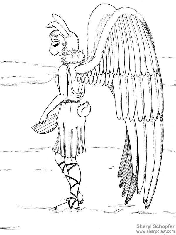 Miscellaneous Art: Angel Hare