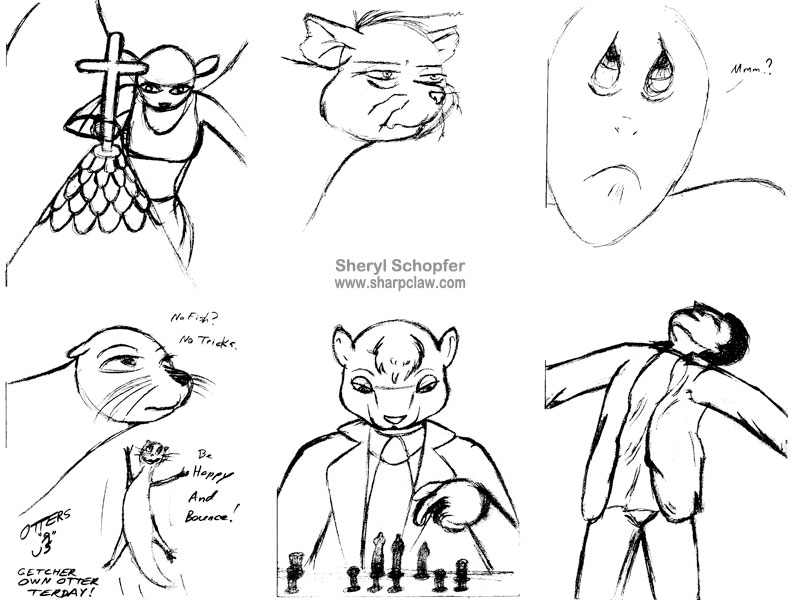 Miscellaneous Art: Various Sketches