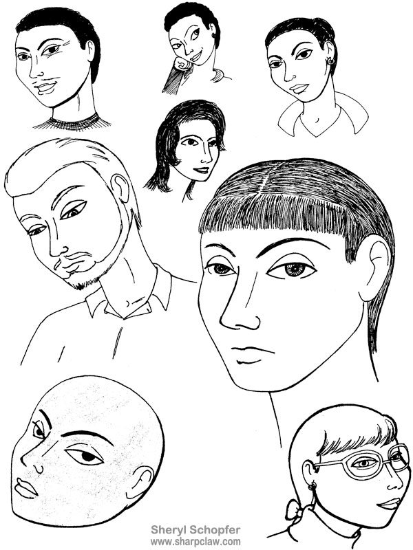 Miscellaneous Art: Human Faces