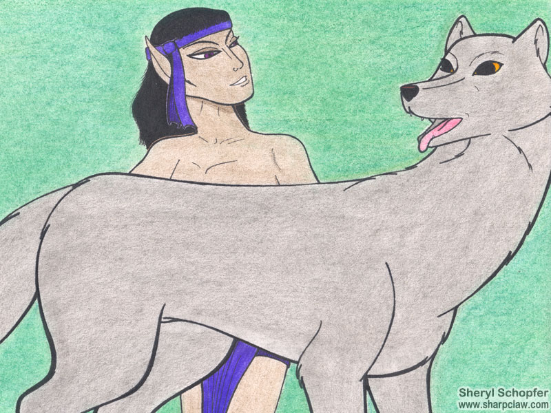 Miscellaneous Art: Mlyn And Wolf