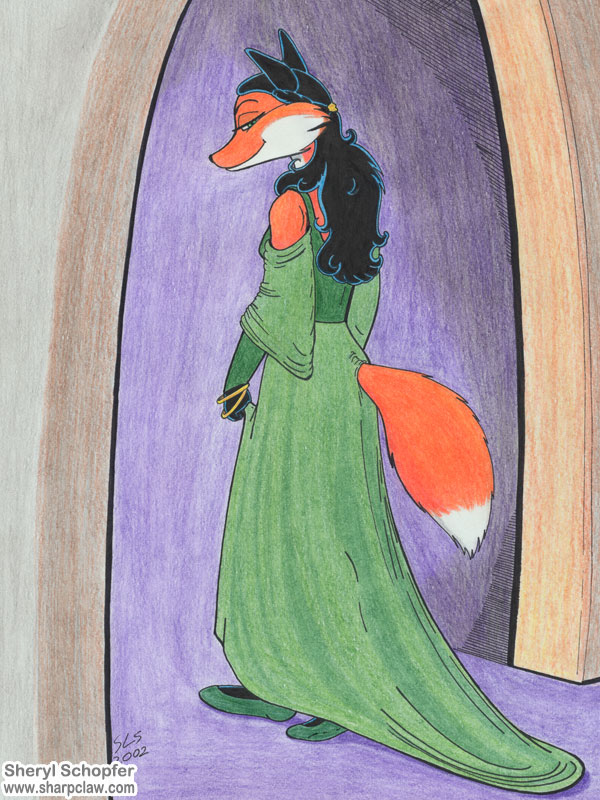 Sharpclaw Art: Hazel Keenred