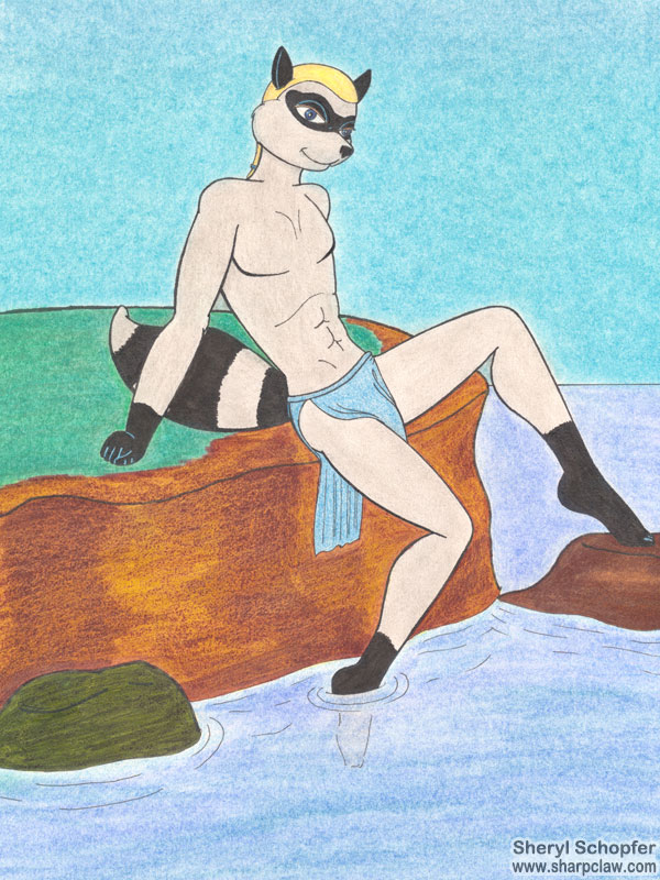 Sharpclaw Art: Loden Lounging