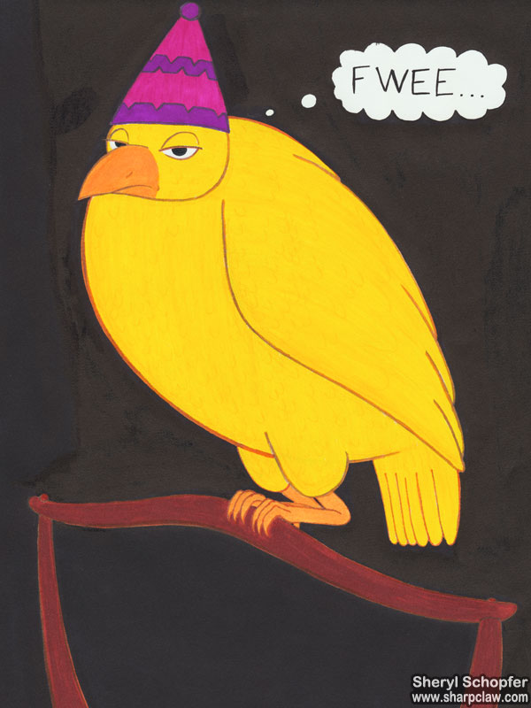 Miscellaneous Art: New Year's Bird