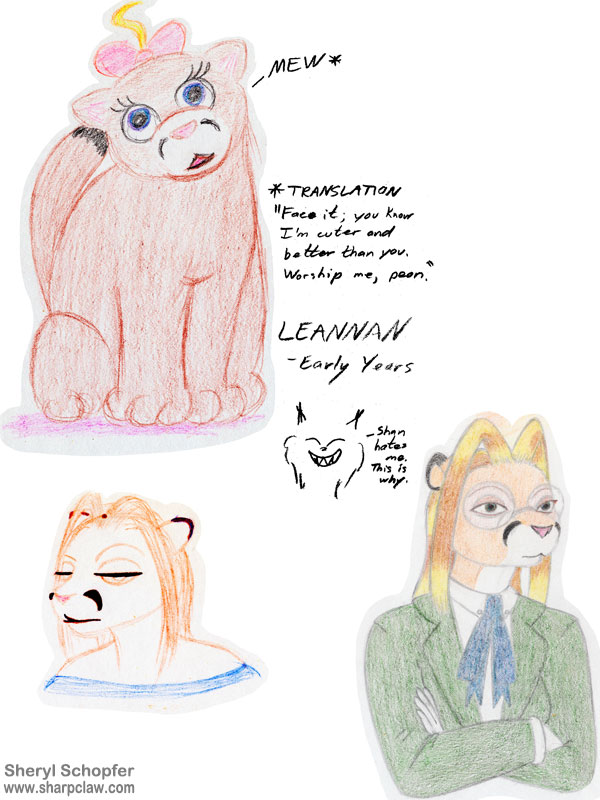 Miscellaneous Art: Leannan Color Sketches