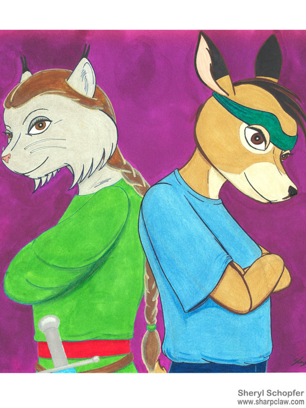 Deer Me Art: Zeal And Viana