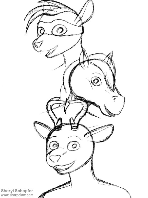 Deer Me: Stacked Trio