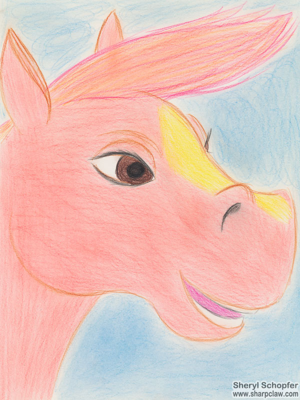 Miscellaneous Art: Red Horse
