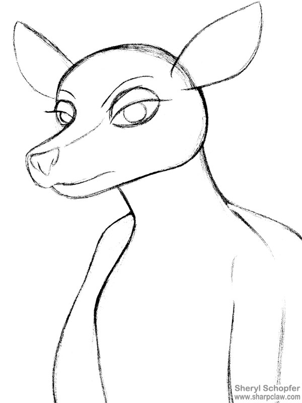 Deer Me Art: Viana Sketch