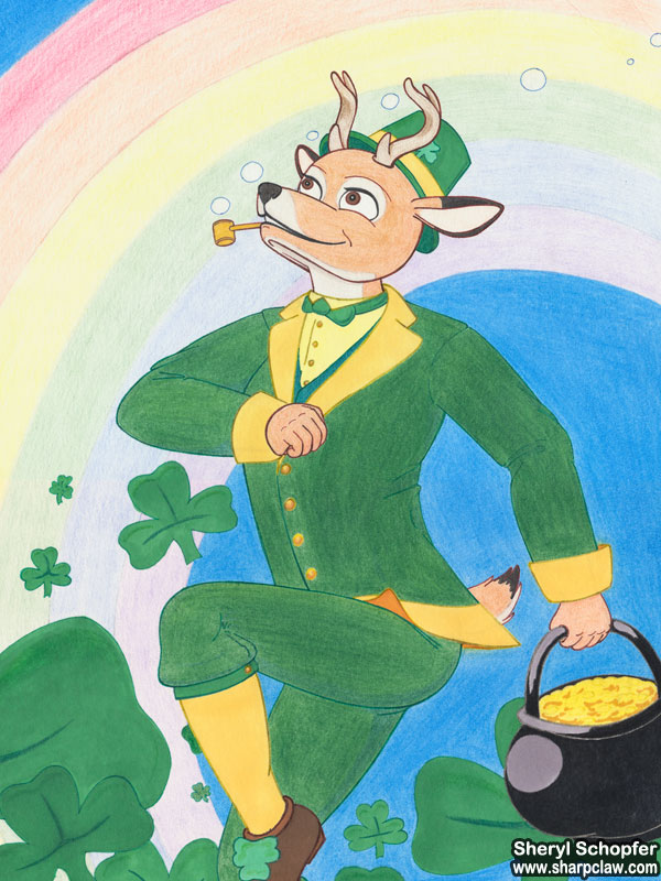 Deer Me Art: Leprechaun Thomas