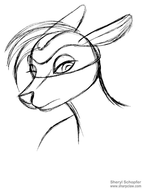 Deer Me Art: Brooding Viana