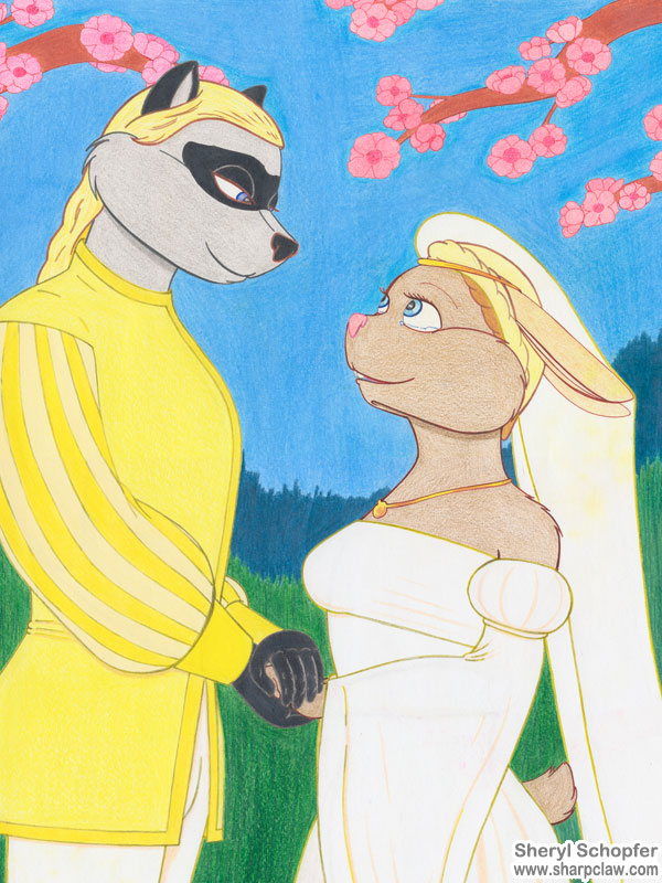 Sharpclaw Art: Loden And Lily Wed