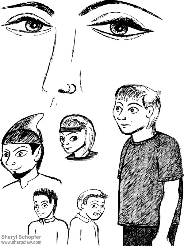 Miscellaneous Art: Eye Doodles