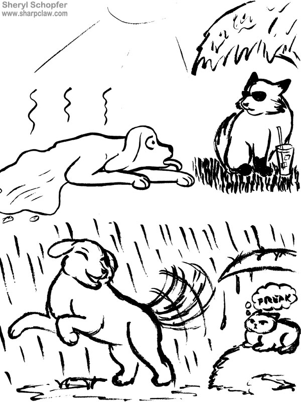 Miscellaneous Art: Weather Sketches