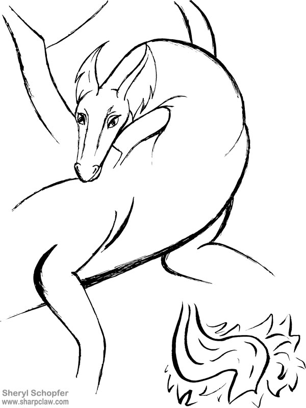 Miscellaneous Art: Dragon Sketch