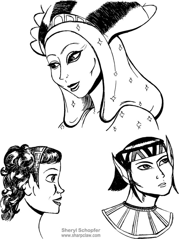 Fan Art: ElfQuest: Savah, Shenshen, And Rayek