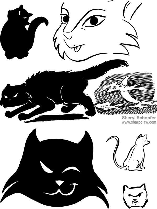 Miscellaneous Art: Cat Doodles
