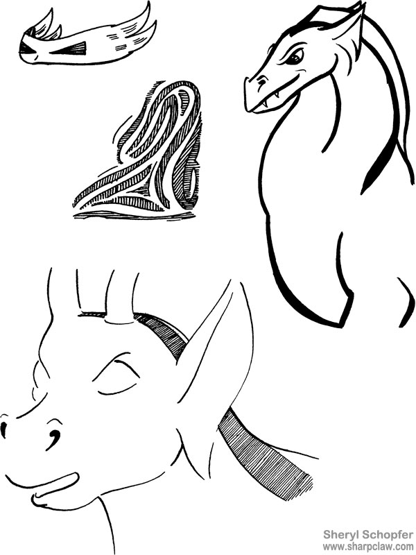 Miscellaneous Art: Dragon Doodles