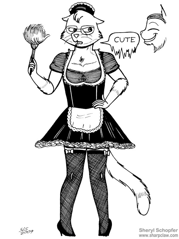 Miscellaneous Art: French Maid Shandower